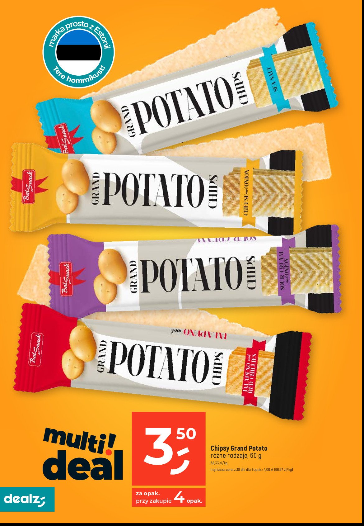 Chipsy jalapeno Grand potato promocja