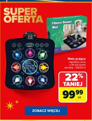 Mata grająca Fitness Dance Mat promocja w Carrefour