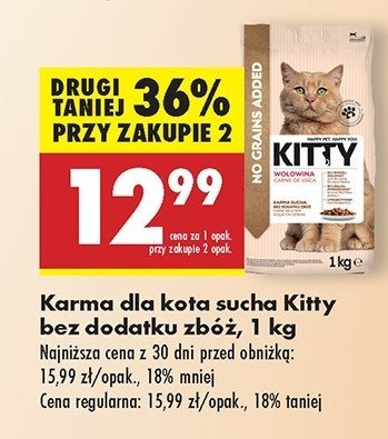 Karma dla kota sterile z wołowiną Kitty excellence promocja