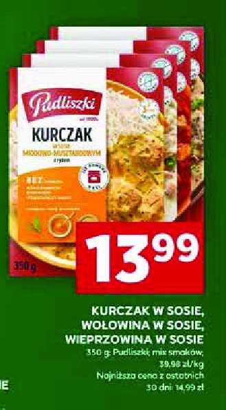 Kurczak w sosie miodo-musztardowym z ryżem Pudliszki promocja