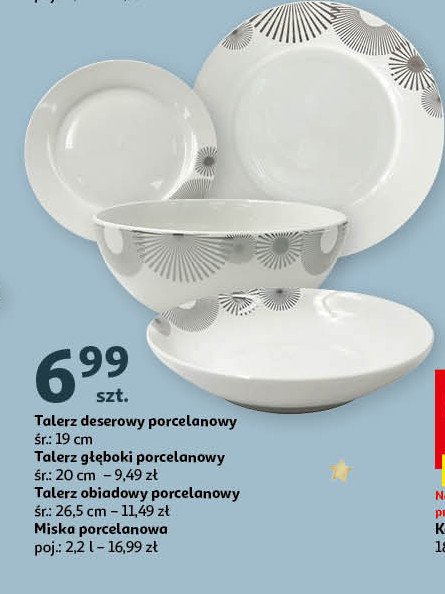 Talerz płytki 26.5 cm promocja