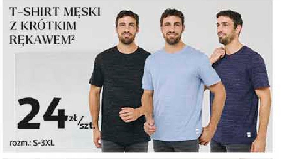 T-shirt z krótki rękawem In extenso promocja w Auchan