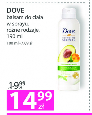 Balsam do cia艂a invigorating ritual w sprayu Dove nourishing secrets promocja