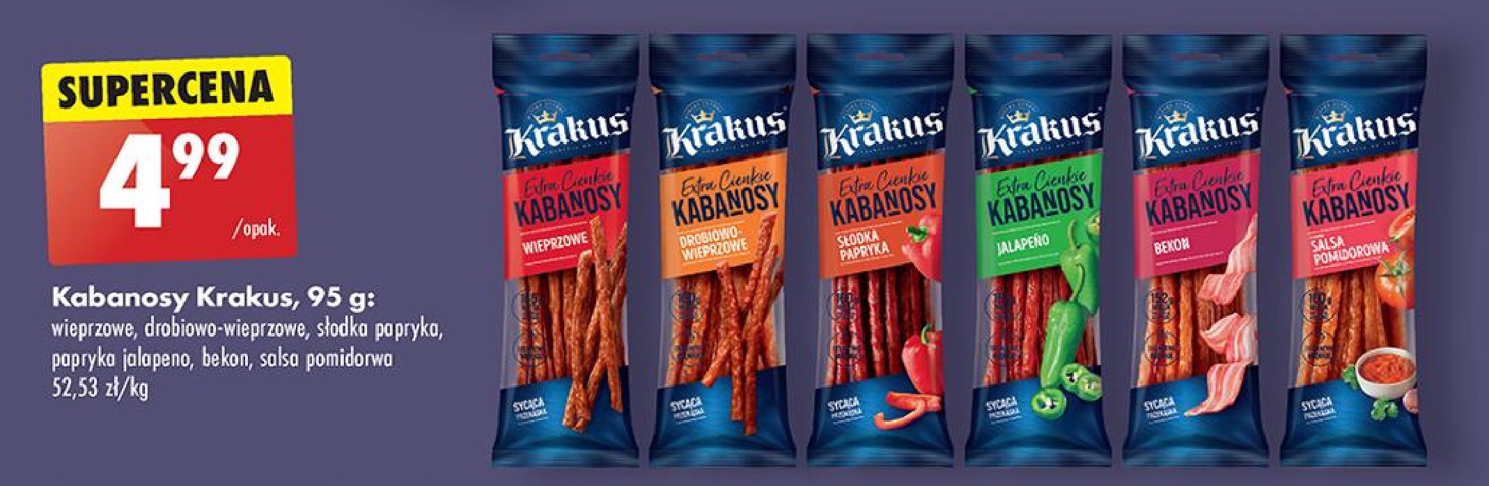 Kabanosy jalapeno Krakus animex promocja