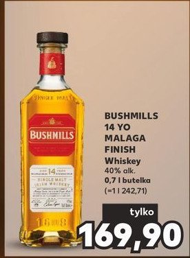 Whisky Bushmills single malt 14 yo promocja