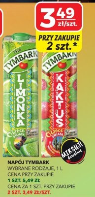 Napój Tymbark wybrane rodzaje promocja w Top Market