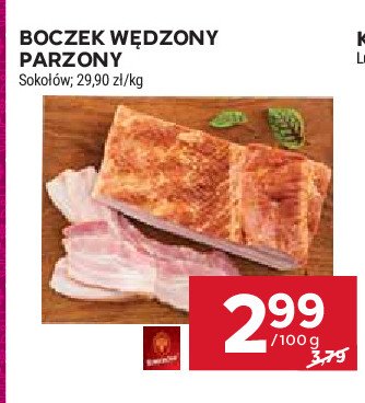 Boczek wędzony parzony Sokołów promocja