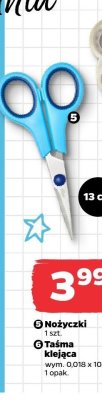 Zestaw nożyczek: nożyczki krawieckie 24.5 cm + nożyczki domowe 21.5 cm + nożyczki do precyzyjnego cięcia 13.5 cm + nożyczki do szycia 12 cm Home creation promocja w Netto