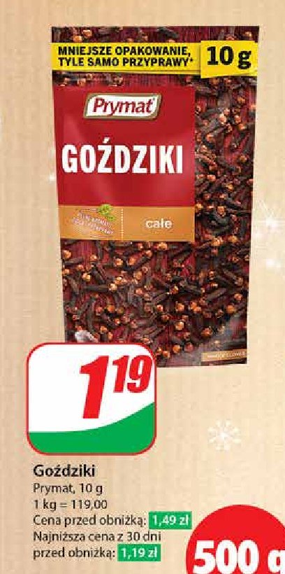 Goździki całe Prymat promocja