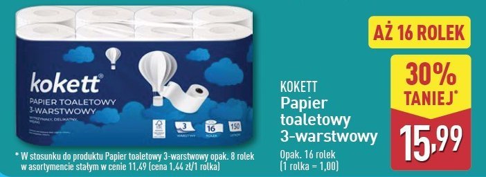 Papier toaletowy Kokett promocja