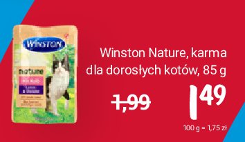 Karma dla kota cielęcina i jagnięcina Winston nature promocja