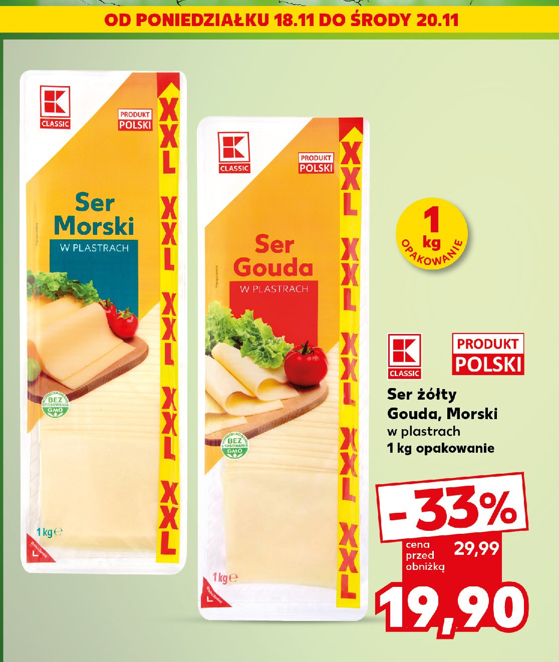 Ser morski plastry K-classic promocja