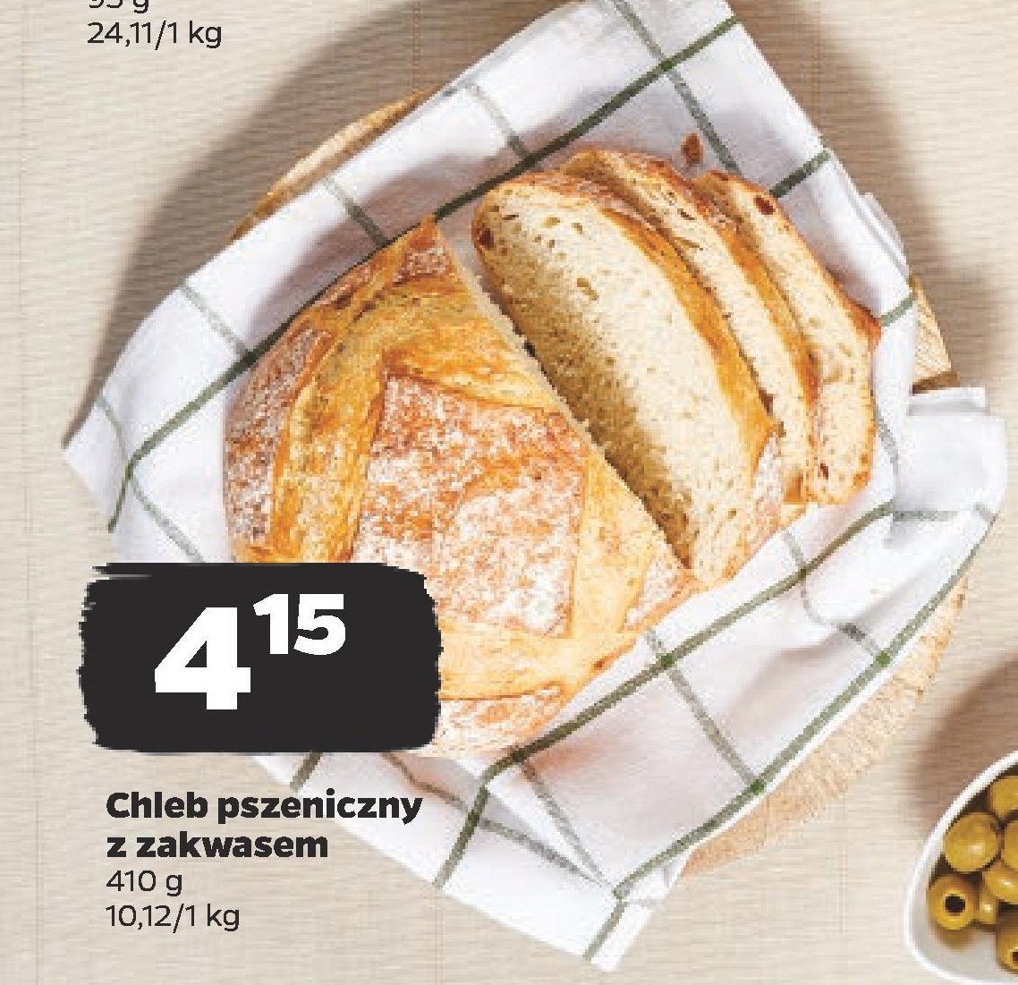 Chleb pszeniczny z zakwasem Z naszej piekarni kaufland promocja