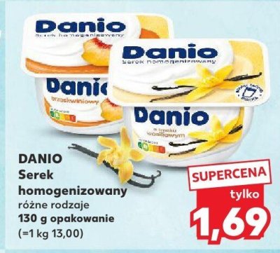 Serek homogenizowany DANIO różne rodzaje promocja w Kaufland