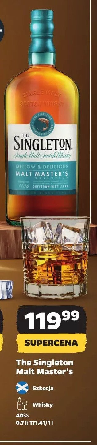 Whisky The singleton malt master promocja