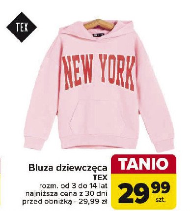 Bluza dziewczęca 3-14 lat Tex promocja