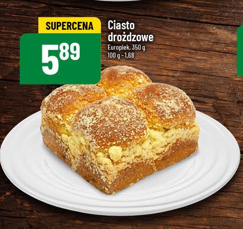 Ciasto drozdżowe EUROPIEK promocja