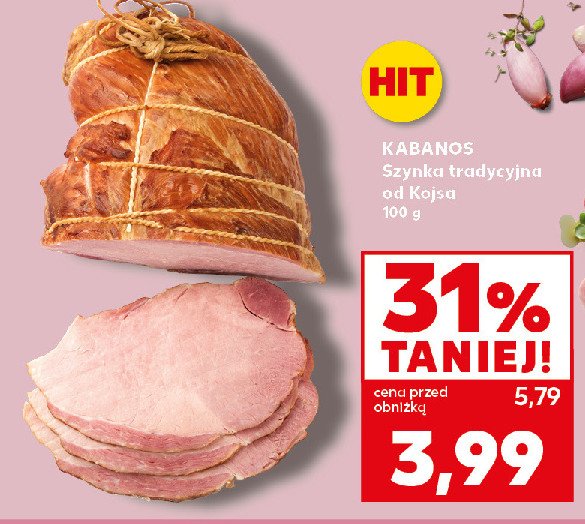 Szynka tradycyjna od kojsa Kabanos promocja