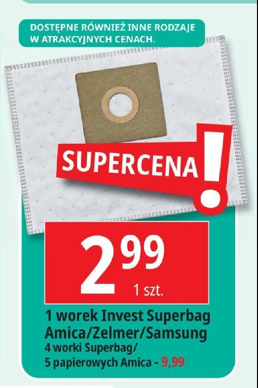 Worki super bag Invest promocja