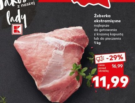 Żeberka ekstramięsne promocja