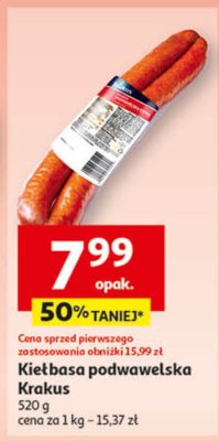 Kiełbasa podwawelska Krakus animex promocja