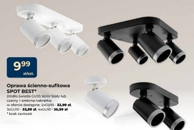 Oprawa ścienno-sufitowa SPOT BEST promocja w PSB Mrówka
