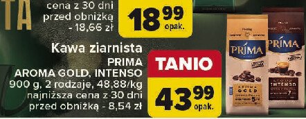 Kawa Cafe prima aroma gold promocja w Carrefour