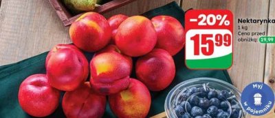 Nektarynka promocja w Dino