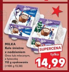 Kule czekoladowe oreo Milka snow balls promocja