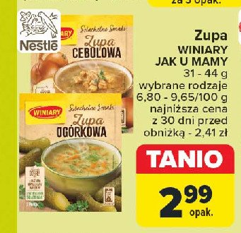 Zupa cebulowa Winiary jak u mamy promocja