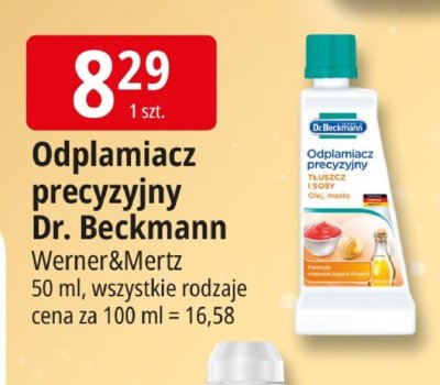 Odplamiacz precyzyjny Dr. Beckmann Werner&Mertz promocja w Leclerc