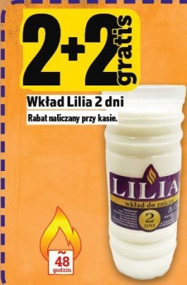 Wkład Lilia 2 dni promocja w TOPAZ