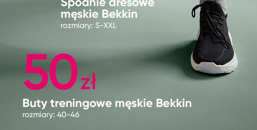 Buty sportowe męskie 40-45 Bekkin promocja w Pepco