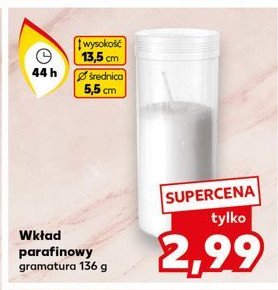 Wkład parafinowy 136 g promocja