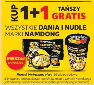 Dania i nudle wszystkie rodzaje Namdong promocja w Kaufland