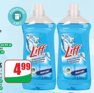Płyn uniwersalny Liff morski promocja w Dino
