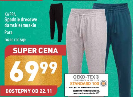 Spodnie dresowe Kappa promocja