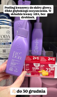 Peeling kwasowy do skóry głowy Trichological Care promocja w Rossmann