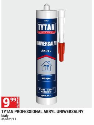 Akryl Tytan Professional uniwersalny biały promocja w Merkury Market