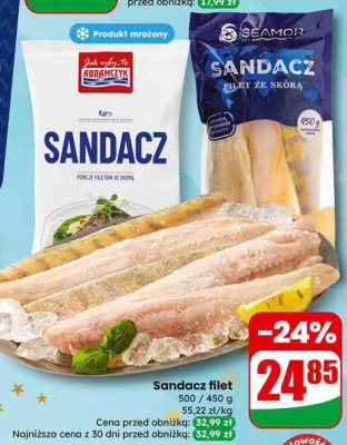 Sandacz filet Seamor promocja w Dino