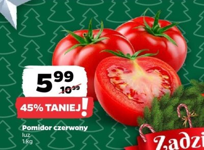 Pomidor czerwony luz promocja w Netto