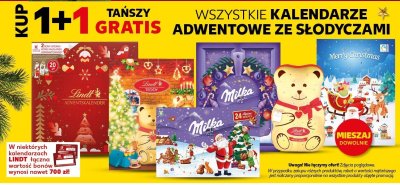 Kalendarz adwentowy Lindt Teddy promocja w Kaufland