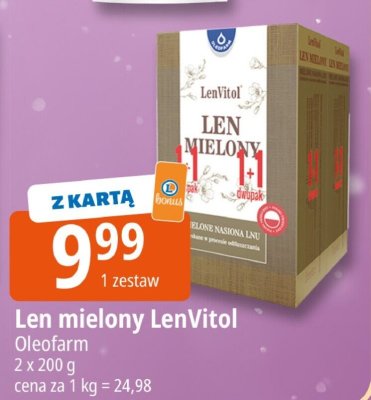 Len mielony LenVitol Oleofarm promocja w Leclerc