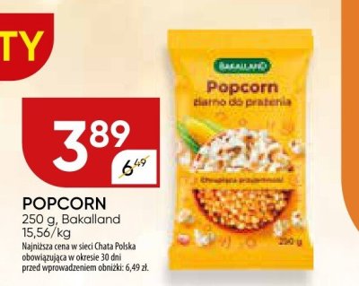Popcorn promocja w Chata Polska