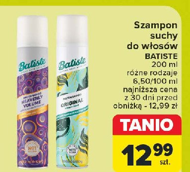 Szampon do włosów suchy original Batiste dry shampoo promocja