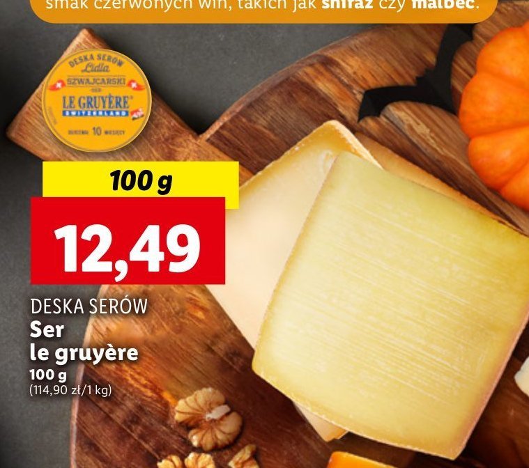 Ser le gruyere Deska serów lidla promocja