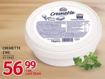 Ser Cremette 2kg promocja w Selgros