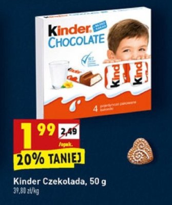 Czekoladki Kinder Chocolate promocja