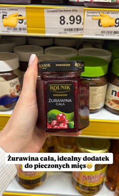 Żurawina cała Rolnik Premium promocja w Dino