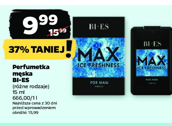 Perfumetka Bi-es max ice freshness promocja